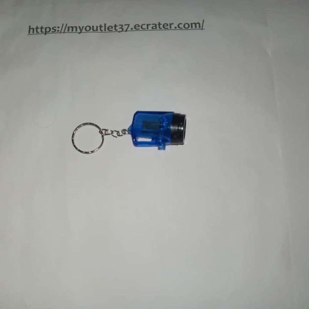 Blue Flashlight - Fun Size Mini Key Chain - Brand New